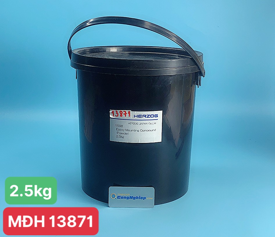 Bột đúc mẫu nóng Epoxy màu đen 2.5kg 1598