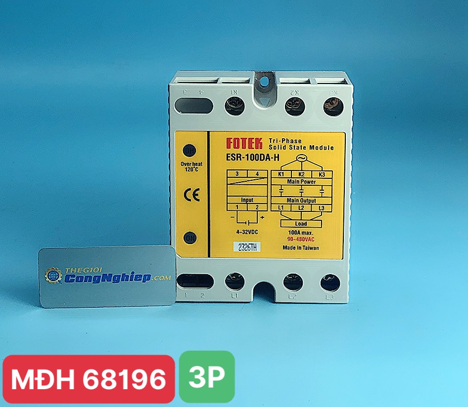 Relay bán dẫn 3 pha FOTEK ESR-100DA-H