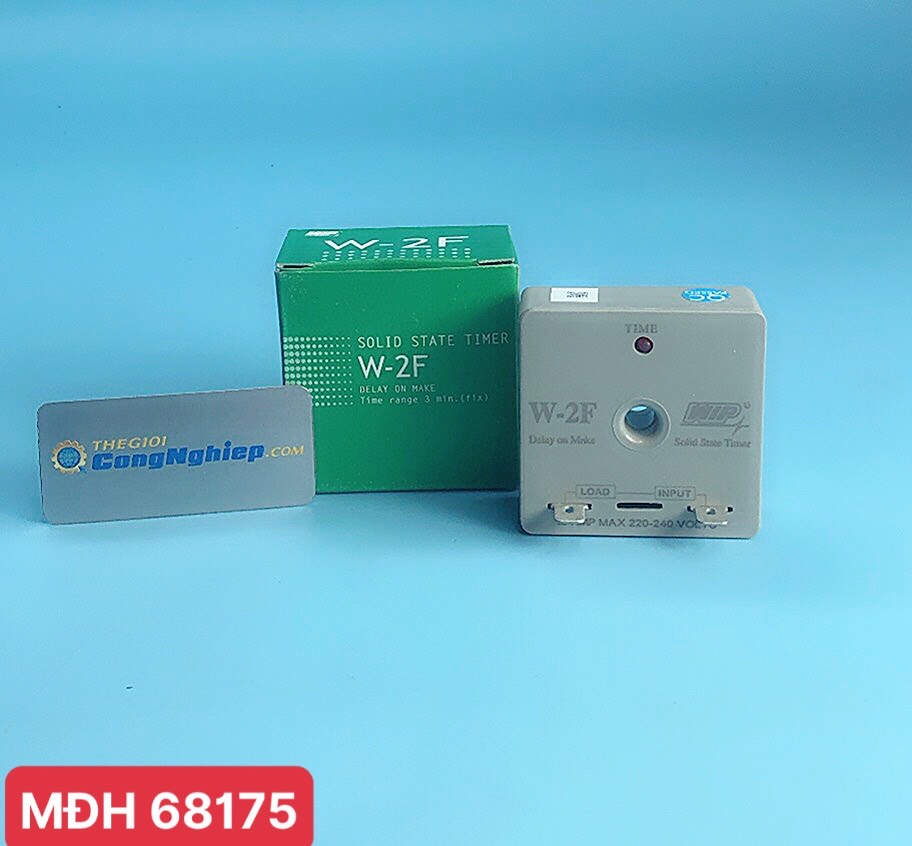 Relay thời gian 1.5A WIP W-2F, điện áp 12, 24 and 220VAC