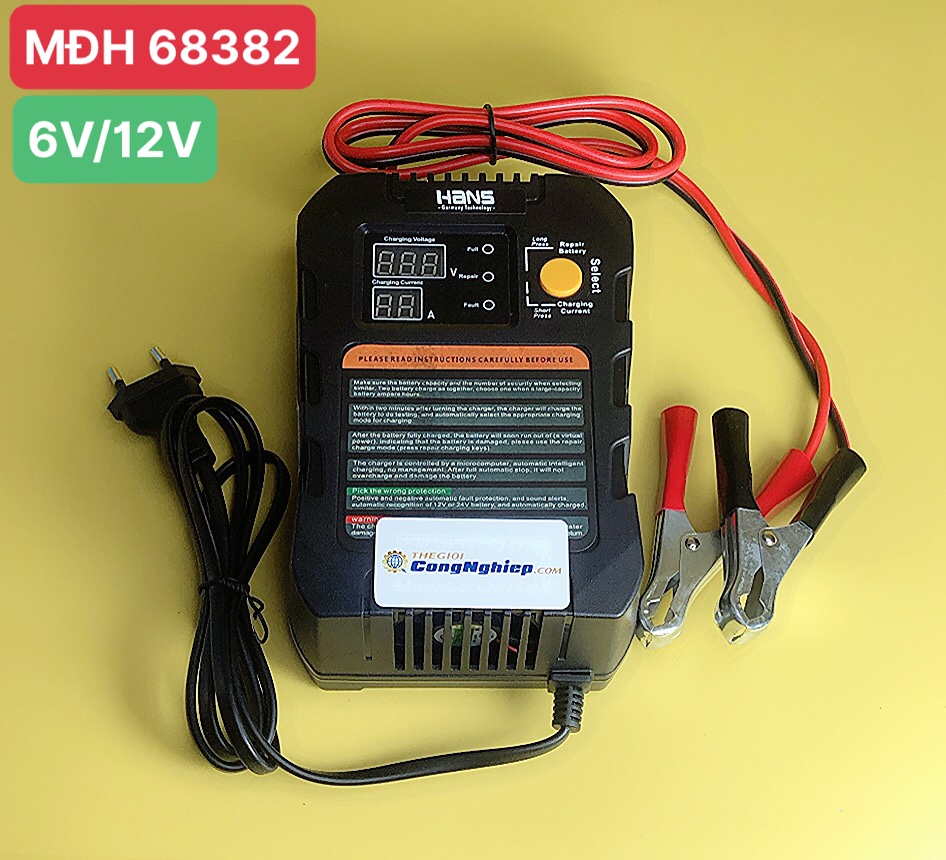 Máy nạp Ắc Quy tự động HANS A01 – 0612 (6V/12V)