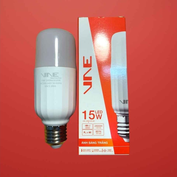 Đèn led trụ siêu sáng 15w VNE (ánh sáng trắng)