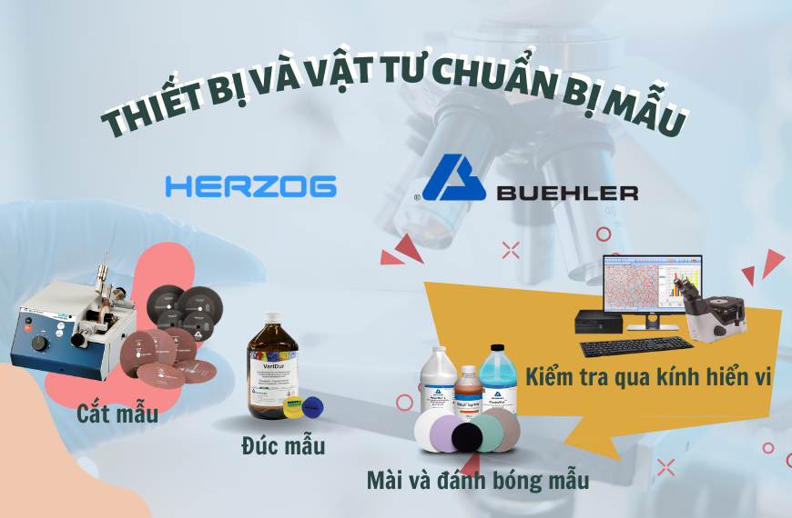 Thiết bị và vật tư chuẩn bị mẫu