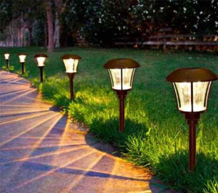Đèn led sân vườn